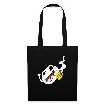 Sperm with beer - Tote Bag - black - Front