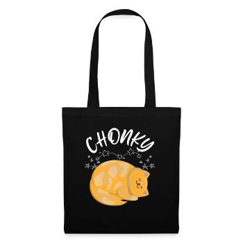 Cute Chonky Chonk Cat Lover Gift - Tote Bag - black - Front