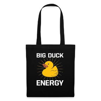 Big Duck Energy Squeaky Duck Bathing Duck Rubber Duck - Tote Bag - black - Front