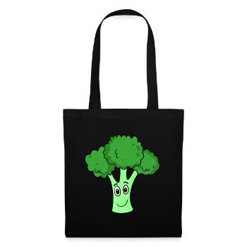 Brocoli - Sac en tissu - noir - Devant