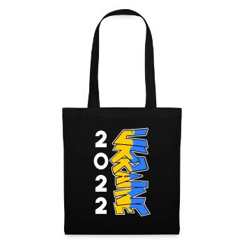 Ukraine - Sac en tissu - noir - Devant