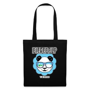 Panda Bear Riederalp Valais Apres Ski - Sac en tissu - noir - Devant