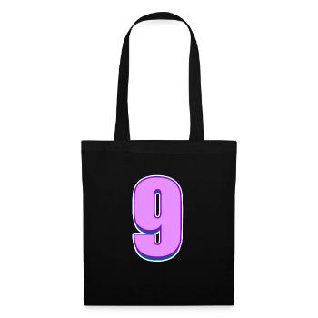 9 - Sac en tissu - noir - Devant