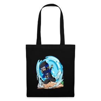 Motif Ninja pour enfants - Sac en tissu - noir - Devant