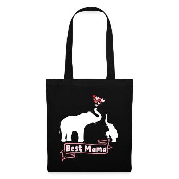 Best Elephant Mama Mama - Tote Bag - black - Front