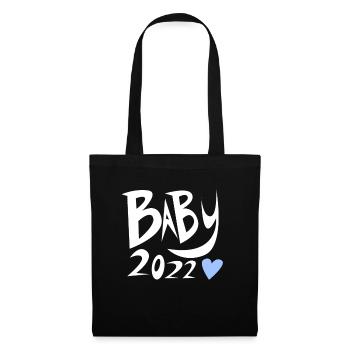 Bébé 2022 - Naissance Enceinte 2022 - Sac en tissu - noir - Devant