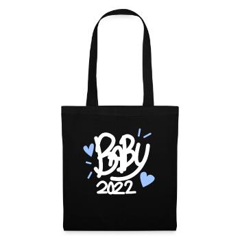 Bébé 2022 Enceinte - Sac en tissu - noir - Devant