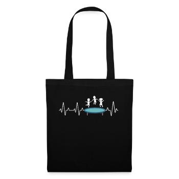 Trampoline Kids Jumping - Tote Bag - black - Front