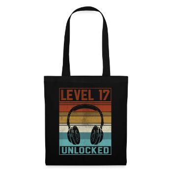 Gamer Boy 17th Birthday Gamer - Tote Bag - black - Front