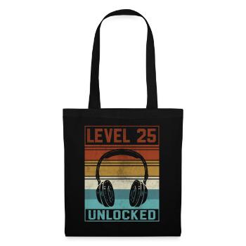 Gamer 25th Birthday Gamer - Tote Bag - black - Front