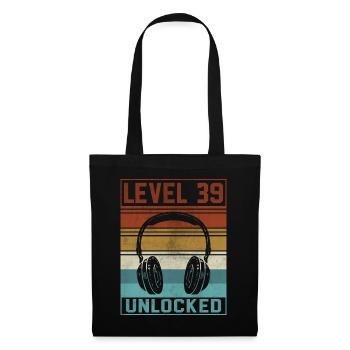 Gamer 39th Birthday Gamer - Tote Bag - black - Front