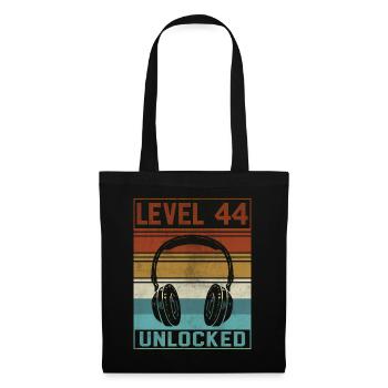 Gamer 44th Birthday Gamer - Tote Bag - black - Front