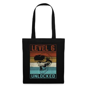 Boy 6th Birthday Gamer - Tote Bag - black - Front