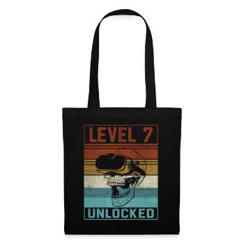 Boy 7th Birthday Gamer - Tote Bag - black - Front