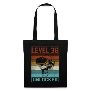 Joueur du 36e anniversaire - Sac en tissu - noir - Devant