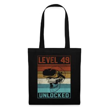 49th Birthday Gamer - Tote Bag - black - Front