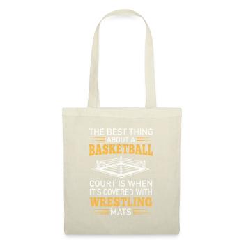 Lutte Basketball Ball Sports Artistes Martiaux - Sac en tissu - nature - Devant
