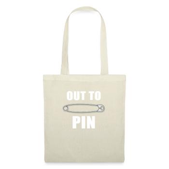 Out To Pin Wrestling Pun Pinfall Knockout - Sac en tissu - nature - Devant