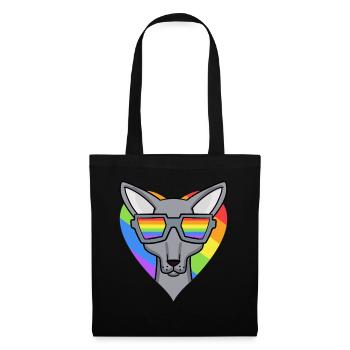 Chat LGBT Sphynx Rainbow - Sac en tissu - noir - Devant