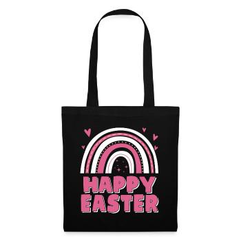 Happy Easter Women Cute Rainbow - Tote Bag - black - Front