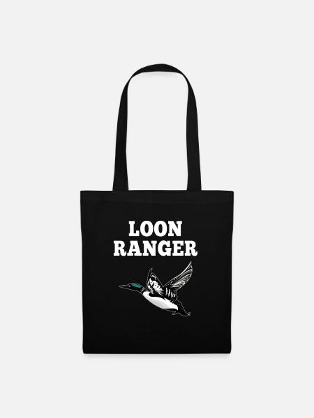 Loon Ranger Common Loon Eistaucher Flugvogel - Stoffbeutel - Schwarz