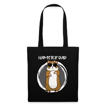 Hamster Dad Hamster Owner Mouse Family Father - Tote Bag - black - Front
