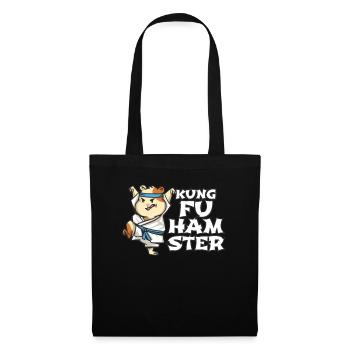 Kung Fu Hamster Martial Arts Rodent Fighter Gift - Tote Bag - black - Front