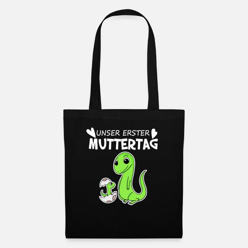 Muttertag Geschenk - Unser erster Muttertag - Stoffbeutel - Schwarz