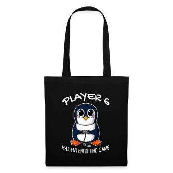 Player 6 has entered the game Baby - Tote Bag - black - Front