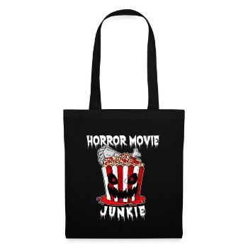 Film d’horreur Popcorn Film d’horreur Cinéma Soirée cinéma - Sac en tissu - noir - Devant
