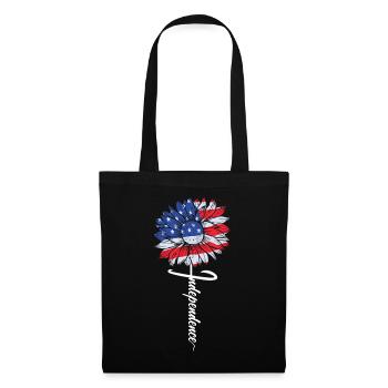 Independence Day Sunflower July 4 - Tote Bag - black - Front