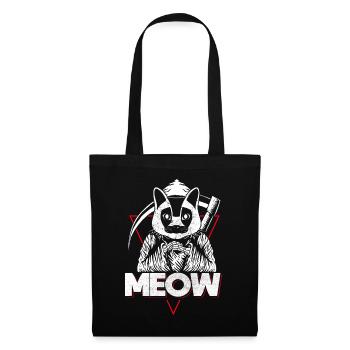 Grim Reaper Cat Weird Kitty - Tote Bag - black - Front