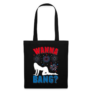 July 4 Men Fireworks USA - Tote Bag - black - Front