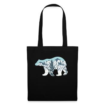 Polar Bear Alaska Mountain Wilderness Outdoors - Tote Bag - black - Front