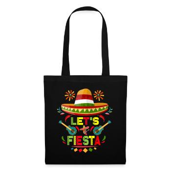Let's Fiesta Sombrero Cheerful Cinco De Mayo - Tote Bag - black - Front
