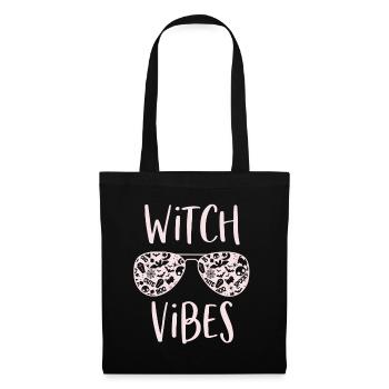 Witch Vibes Cute Funny Mystical Spooky Halloween - Tote Bag - black - Front