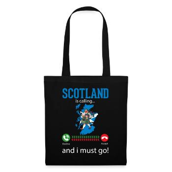 Ecosse Cornemuse Mélomanes Drôle - Sac en tissu - noir - Devant