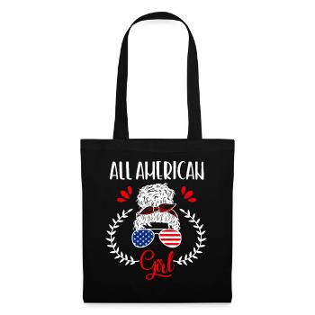 American Patriotic Girls USA Maman - Sac en tissu - noir - Devant