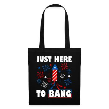 Patriotic Fireworks Director USA Celebration - Sac en tissu - noir - Devant