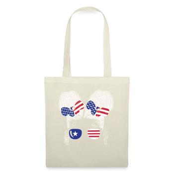 Patriotic Lady July 4 - Tote Bag - nature - Front