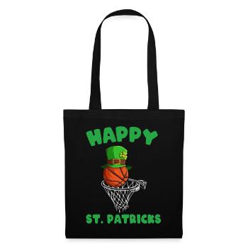 Basketball Bonne Saint-Patrick - Sac en tissu - noir - Devant