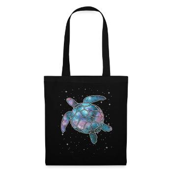 Space Sea Turtle Milky Way Galaxy Nebula Universe - Tote Bag - black - Front