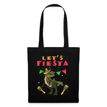 Trex Sombrero Fiesta Fröhliche Cinco De Mayo - Stoffbeutel - Schwarz - Vorne