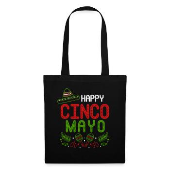 Cinco De Mayo Mexican Fiesta Sombrero - Tote Bag - black - Front