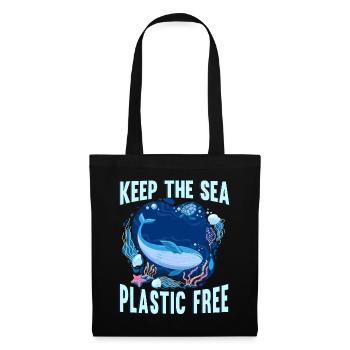 Sauvetage d’animaux Sea Earth Care sans plastique - Sac en tissu - noir - Devant