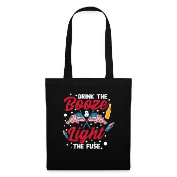 USA Beer July 4 Fireworks Director - Tote Bag - black - Front