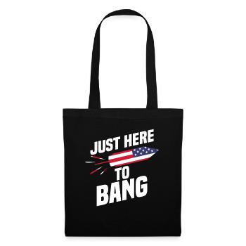 Fireworks Funny USA Celebration July 4 - Tote Bag - black - Front
