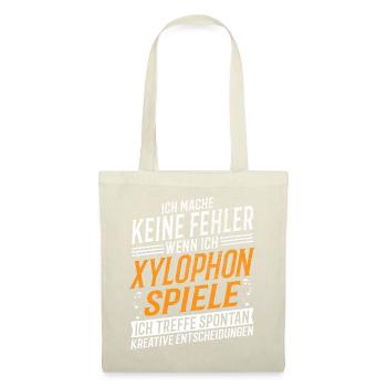 Xylophon Musiker Kreativer Xylophonspieler - Stoffbeutel - Natur - Vorne