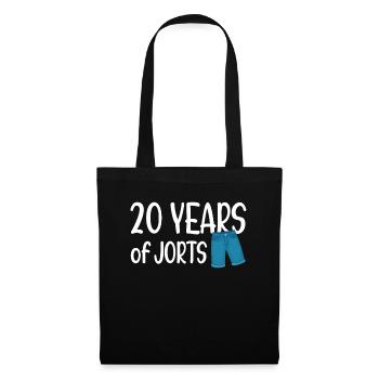 20 Years Of Jorts Wrestling Wrestler Spectators - Tote Bag - black - Front