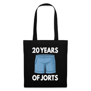 20 Years Of Jorts Jeans Wrestling Outfit Gift - Tote Bag - black - Front